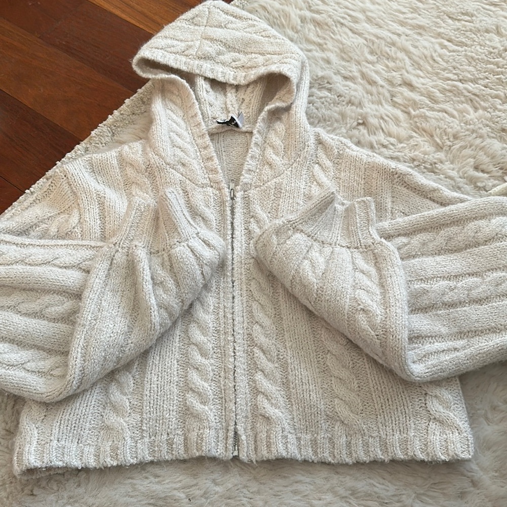 Princess Polly cropped zip up